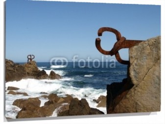 Lienzo Peine del viento, mar oleaje